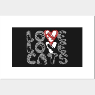 Cat Lovers Love Cute Cats Posters and Art